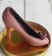Розовая туфелька